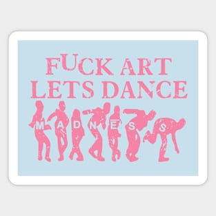 Madness - Lets Dance 80s Vintage Retro Collector Pink Magnet